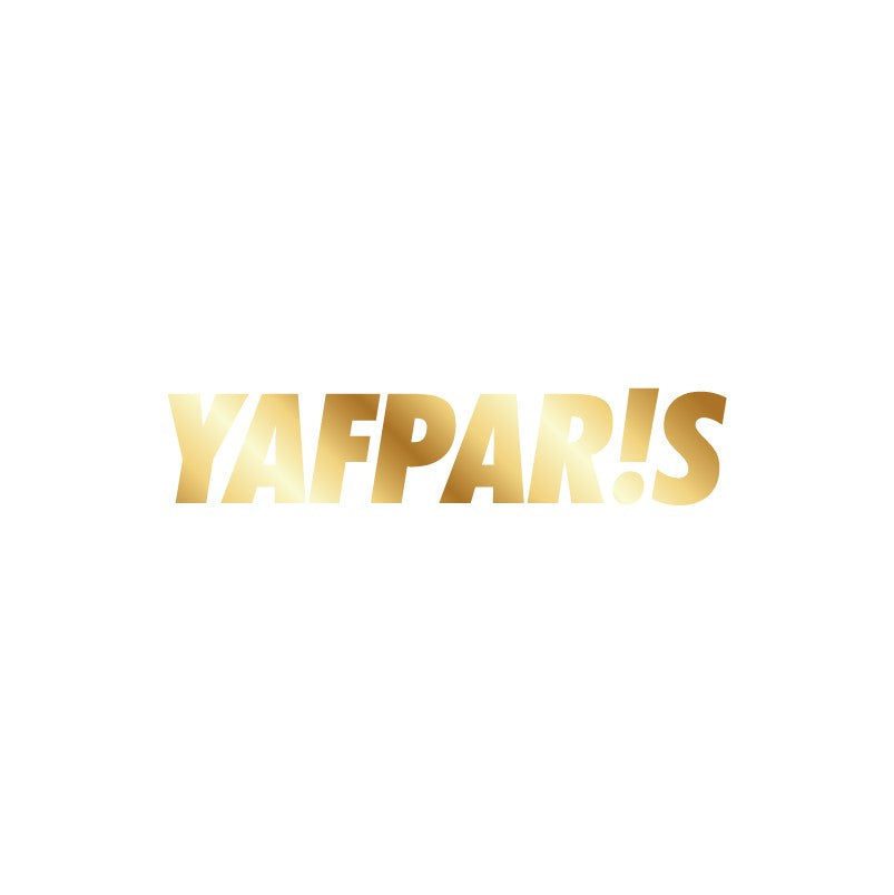 Large GOLD windshield stickers - YAF PARIS