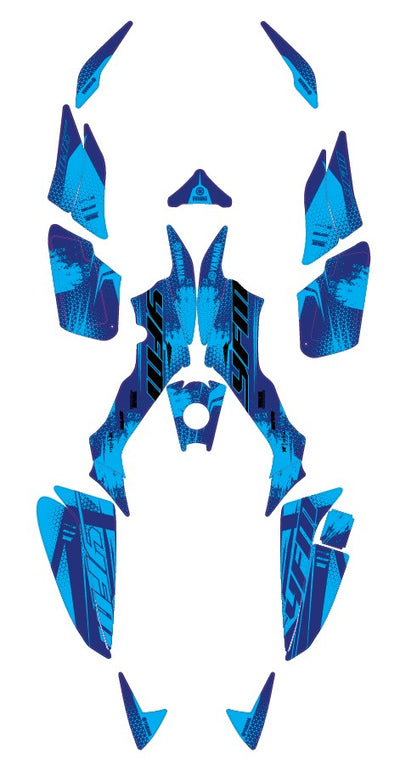 YFM 350 RAPTOR OCTAGON ICEBLUE