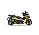 Kit D'Autocollants Vinyle Pour Yamaha Tmax 500/530/560 - Lot De 35 Stickers Prédécoupés Pré-espacés (Jaune Fluorescent) - 7