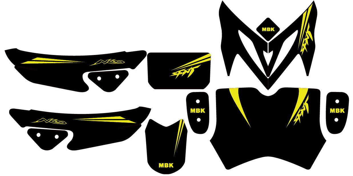 SCOOTER Light Night MBK STUNT