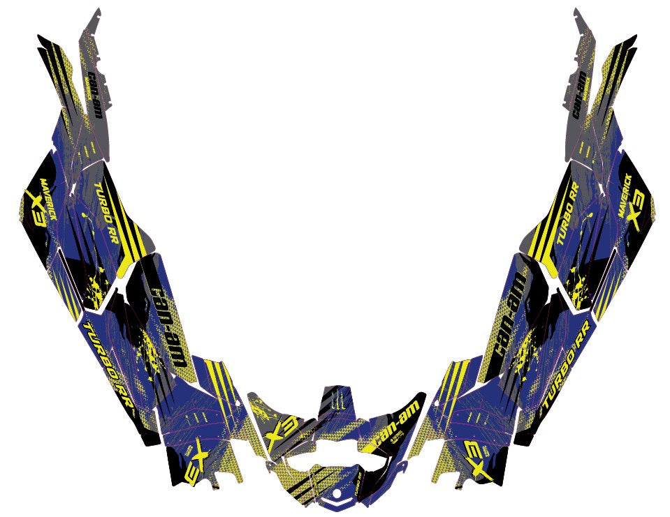 YellowRace - CAN AM MAVERICK x3 TURBO RR (2 seats)
