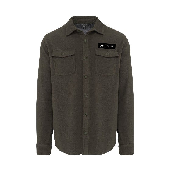 Yaf Paris Sherpa-lined fleece overshirt - Bikelife